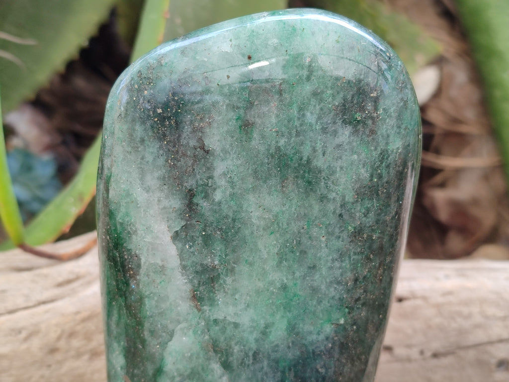 Polished Fuchsite Standing Free Forms x 1 From Madagascar - Toprock Gemstones and Minerals 