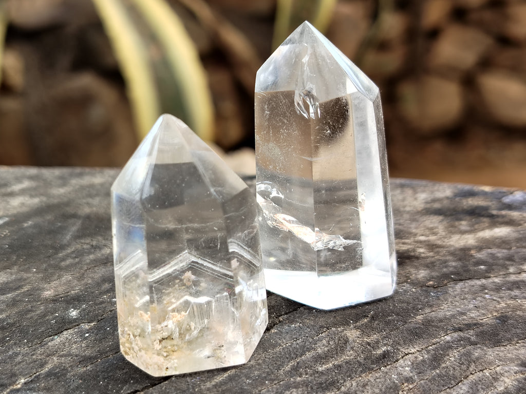 Polished Clear Quartz Crystals x 35 From Madagascar - Toprock Gemstones and Minerals 