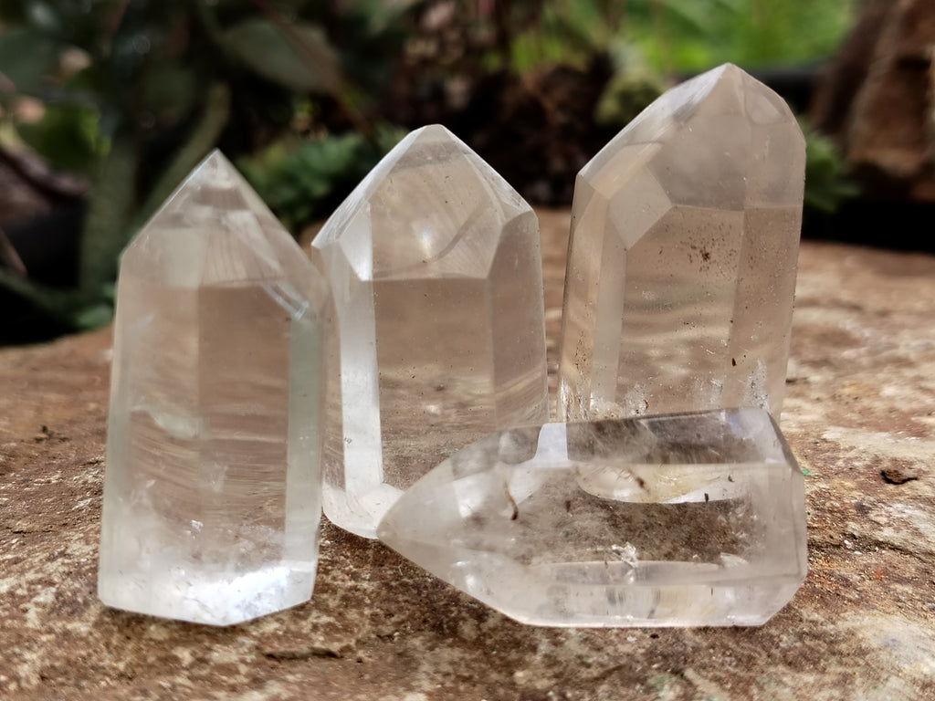 Polished Clear Quartz Crystals x 35 From Madagascar - Toprock Gemstones and Minerals 