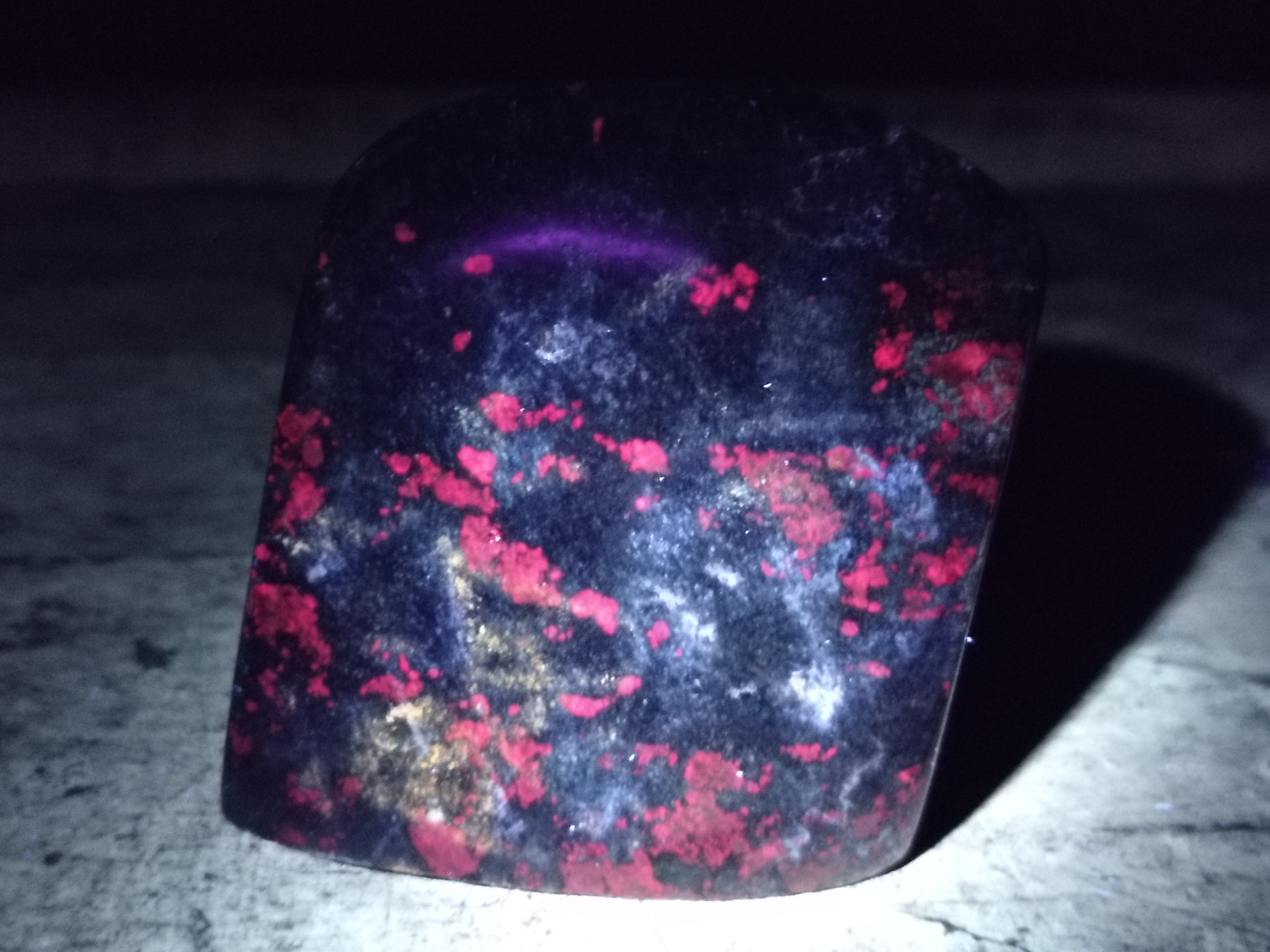 Polished Ruby Corundum In Chrome Verdite Standing Free Forms x 3 From Zimbabwe - Toprock Gemstones and Minerals 