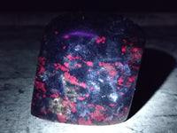 Polished Ruby Corundum In Chrome Verdite Standing Free Forms x 3 From Zimbabwe - Toprock Gemstones and Minerals 