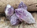 Natural Jacaranda Amethyst Single Quartz Crystals x 35 From Mumbwa, Zambia - Toprock Gemstones and Minerals 