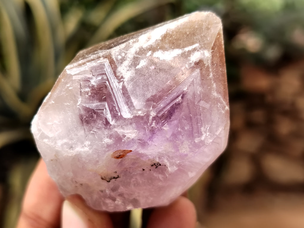 Natural Jacaranda Amethyst Single Quartz Crystals x 35 From Mumbwa, Zambia - Toprock Gemstones and Minerals 