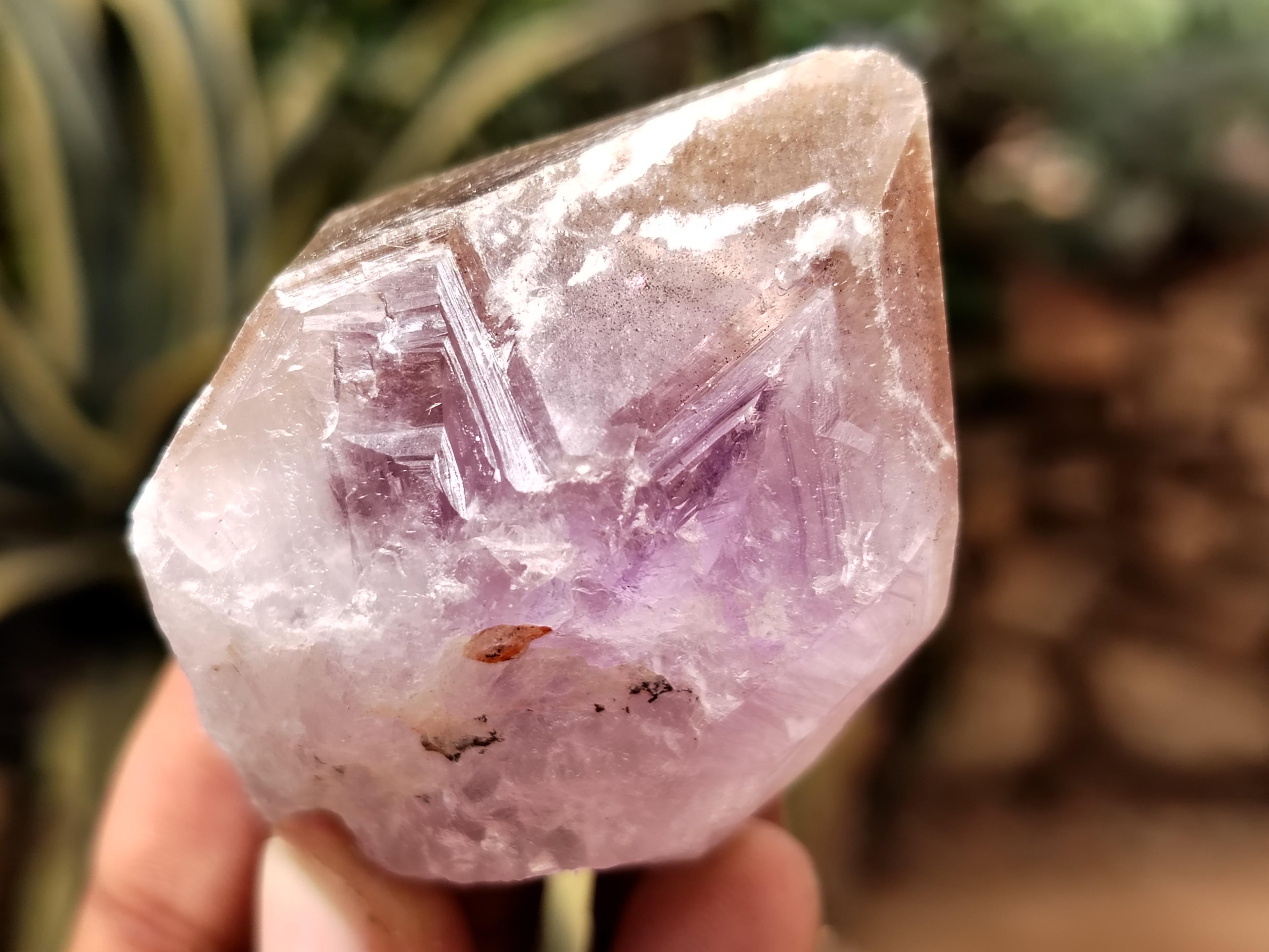 Natural Jacaranda Amethyst Single Quartz Crystals x 35 From Mumbwa, Zambia - Toprock Gemstones and Minerals 