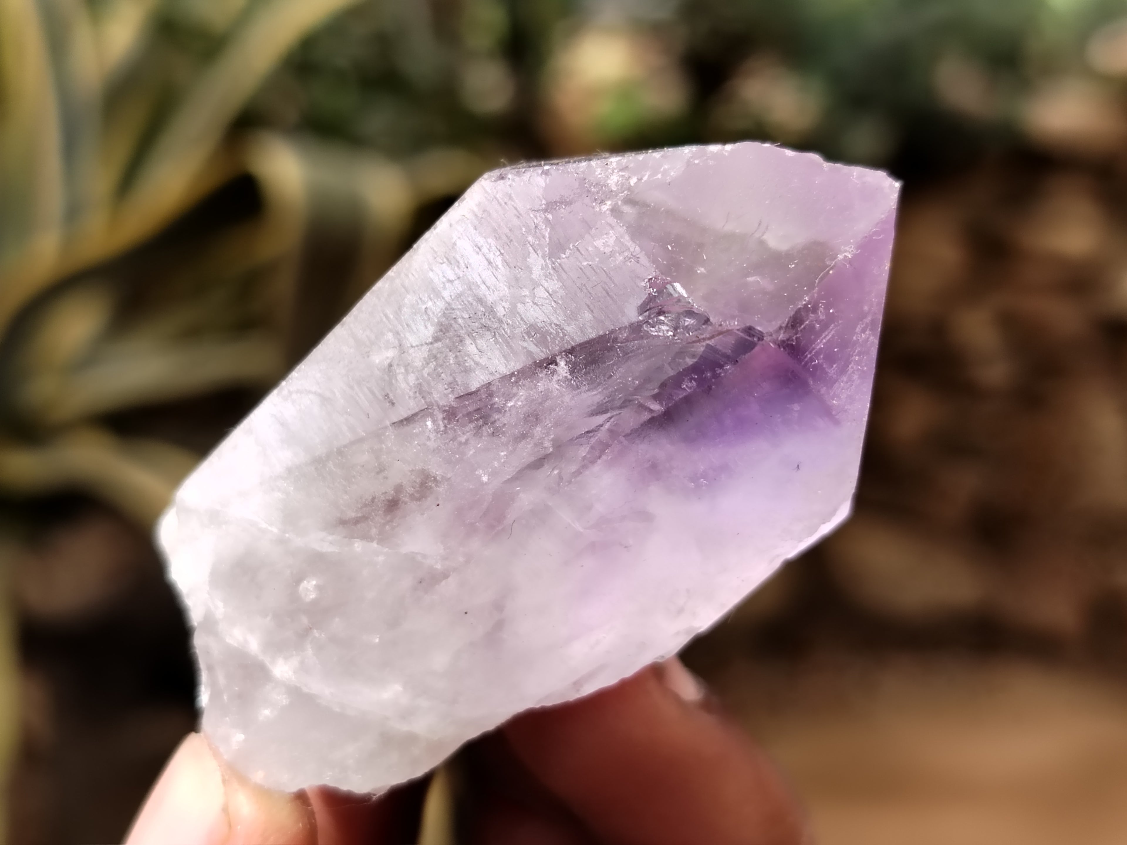 Natural Jacaranda Amethyst Single Quartz Crystals x 35 From Mumbwa, Zambia - Toprock Gemstones and Minerals 