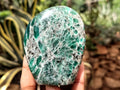 Polished Emerald Mica In Matrix Standing Free Forms x 4 From Mutoko, Zimbabwe - Toprock Gemstones and Minerals 