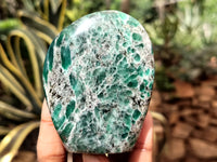 Polished Emerald Mica In Matrix Standing Free Forms x 4 From Mutoko, Zimbabwe - Toprock Gemstones and Minerals 