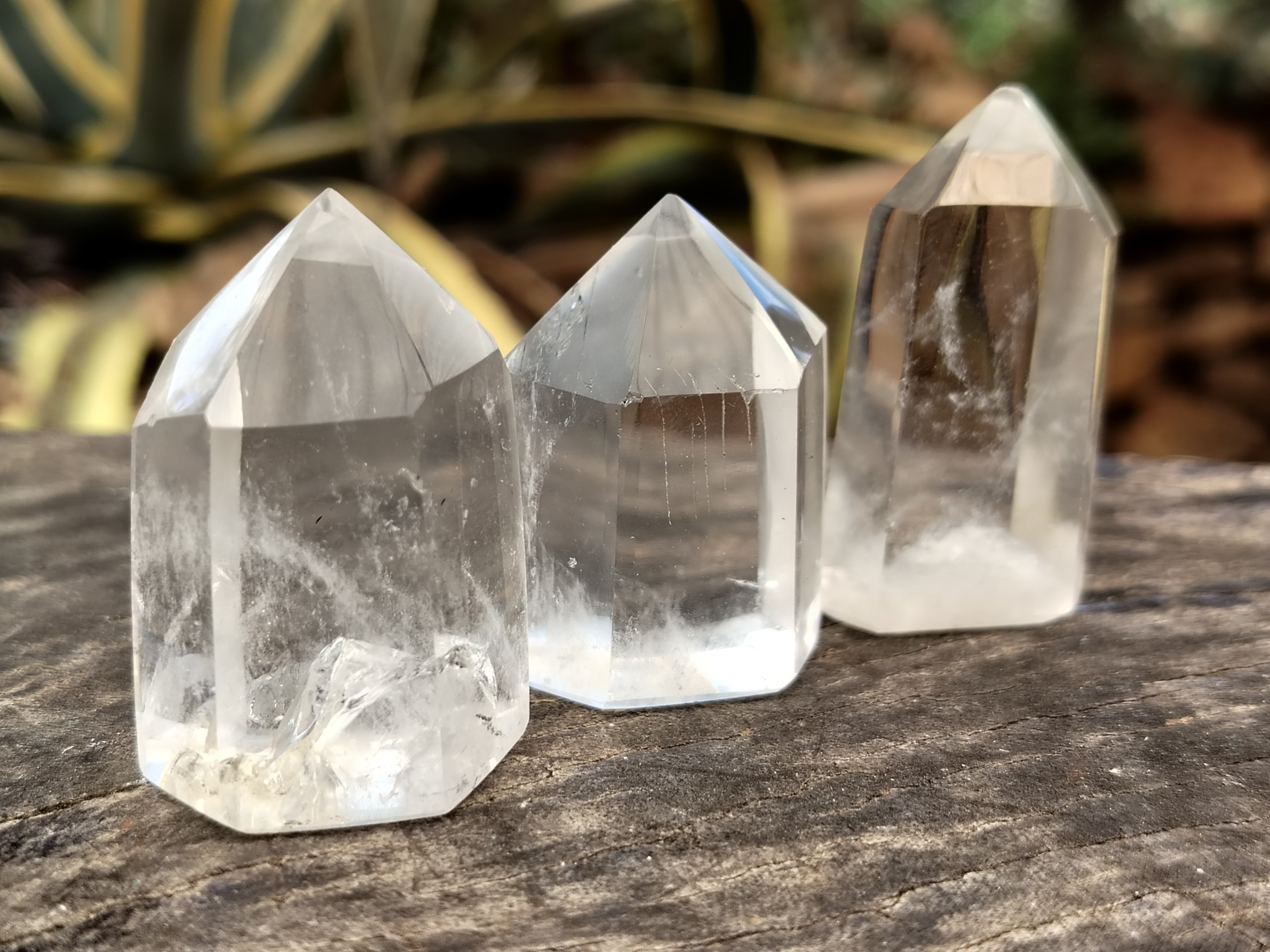 Polished Clear Quartz Crystals x 20 From Madagascar - Toprock Gemstones and Minerals 