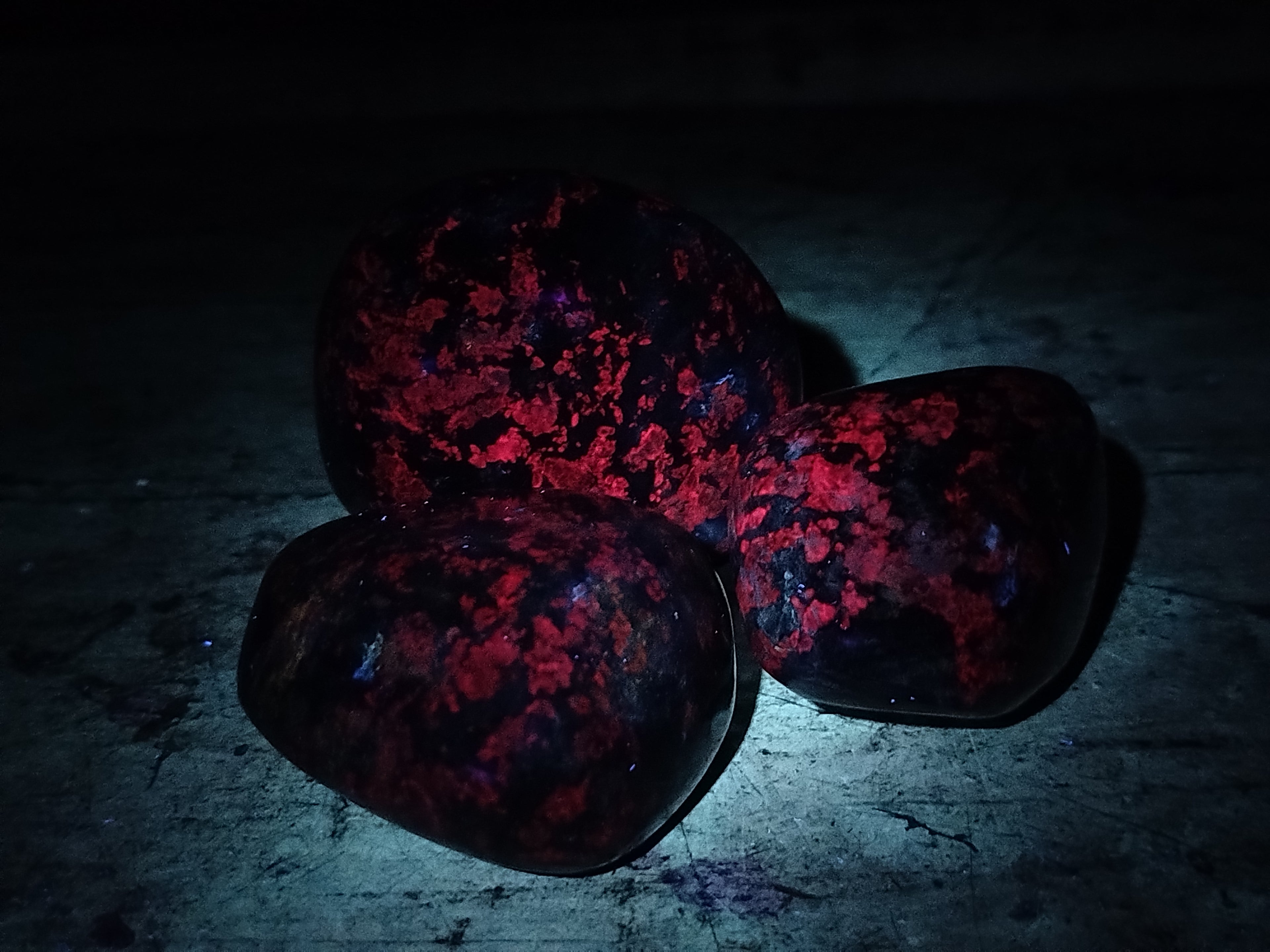 Polished Ruby Corundum In Chrome Verdite Free Forms x 6 From Zimbabwe - Toprock Gemstones and Minerals 
