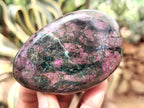 Polished Ruby Corundum In Chrome Verdite Free Forms x 6 From Zimbabwe - Toprock Gemstones and Minerals 