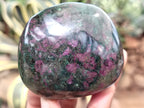Polished Ruby Corundum In Chrome Verdite Free Forms x 6 From Zimbabwe - Toprock Gemstones and Minerals 