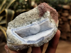 Natural Blue Lace Agate Geode Specimens x 12 From Nsanje, Malawi - Toprock Gemstones and Minerals 