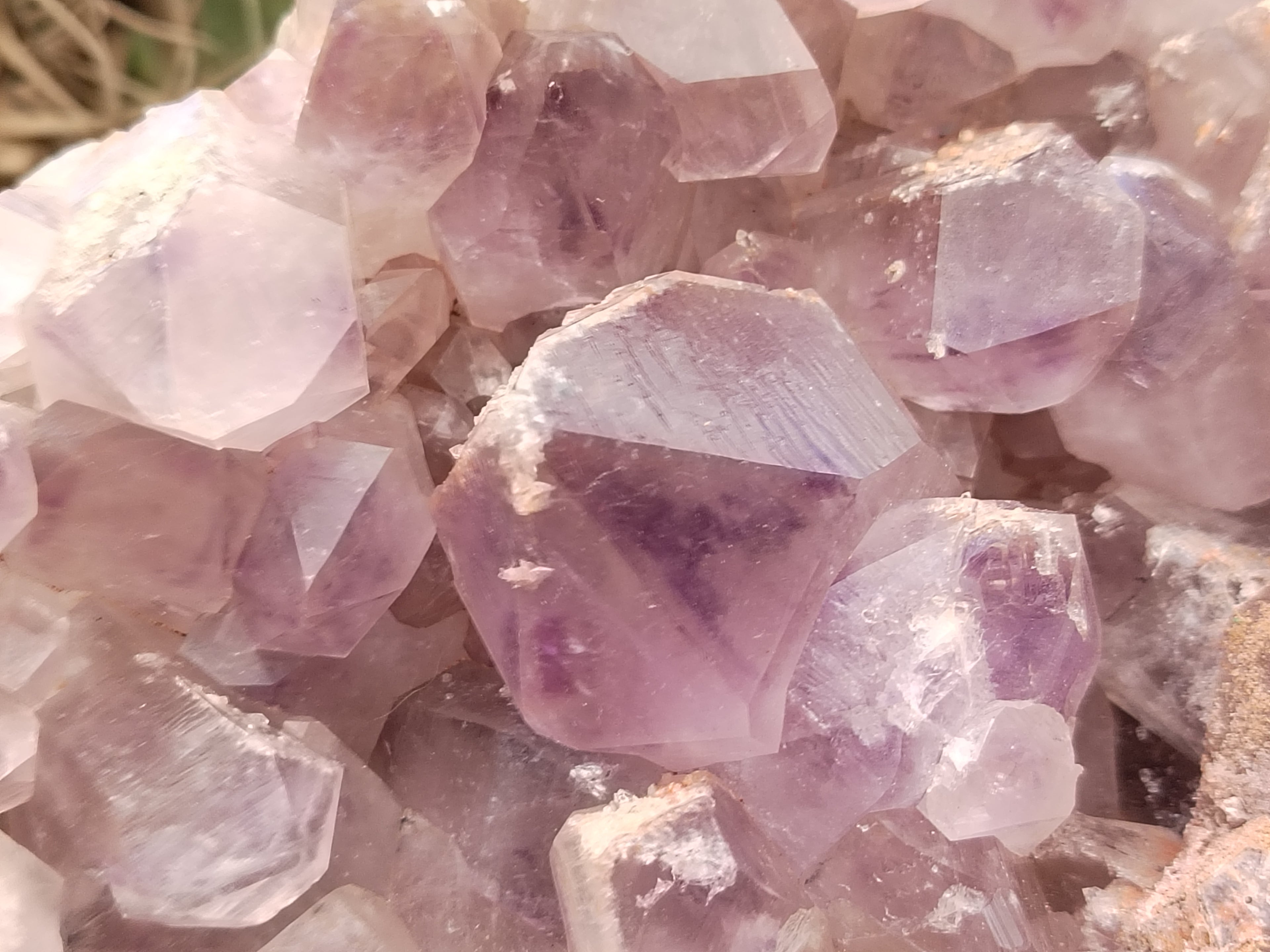 Natural Jacaranda Amethyst Quartz Cluster x 1 From Mumbwa, Zambia - Toprock Gemstones and Minerals 