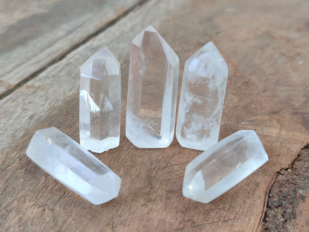 Polished Clear Quartz Crystals x 70 From Madagascar - Toprock Gemstones and Minerals 