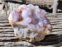 Natural Lilac Cactus Spirit Quartz Clusters x 2 From South Africa