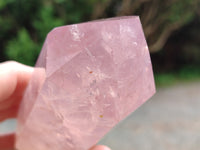 Polished Double Terminated Rose Quartz Points x 6 From Ambatondrazaka, Madagascar