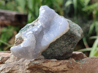 Natural Blue Lace Agate Geode Specimens x 12 From Nsanje, Malawi