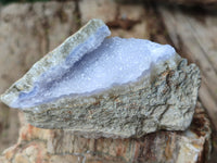 Natural Blue Lace Agate Geode Specimens x 12 From Nsanje, Malawi