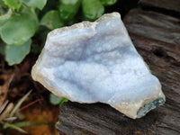 Natural Blue Lace Agate Geode Specimens x 12 From Nsanje, Malawi