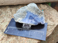 Natural Blue Lace Agate Geode Specimens x 12 From Nsanje, Malawi