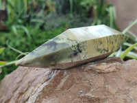 Polished Double Terminated Leopard Points x 4 From Nyanga, Zimbabwe