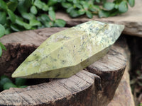 Polished Double Terminated Leopard Points x 4 From Nyanga, Zimbabwe