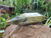 Polished Double Terminated Leopard Points x 4 From Nyanga, Zimbabwe