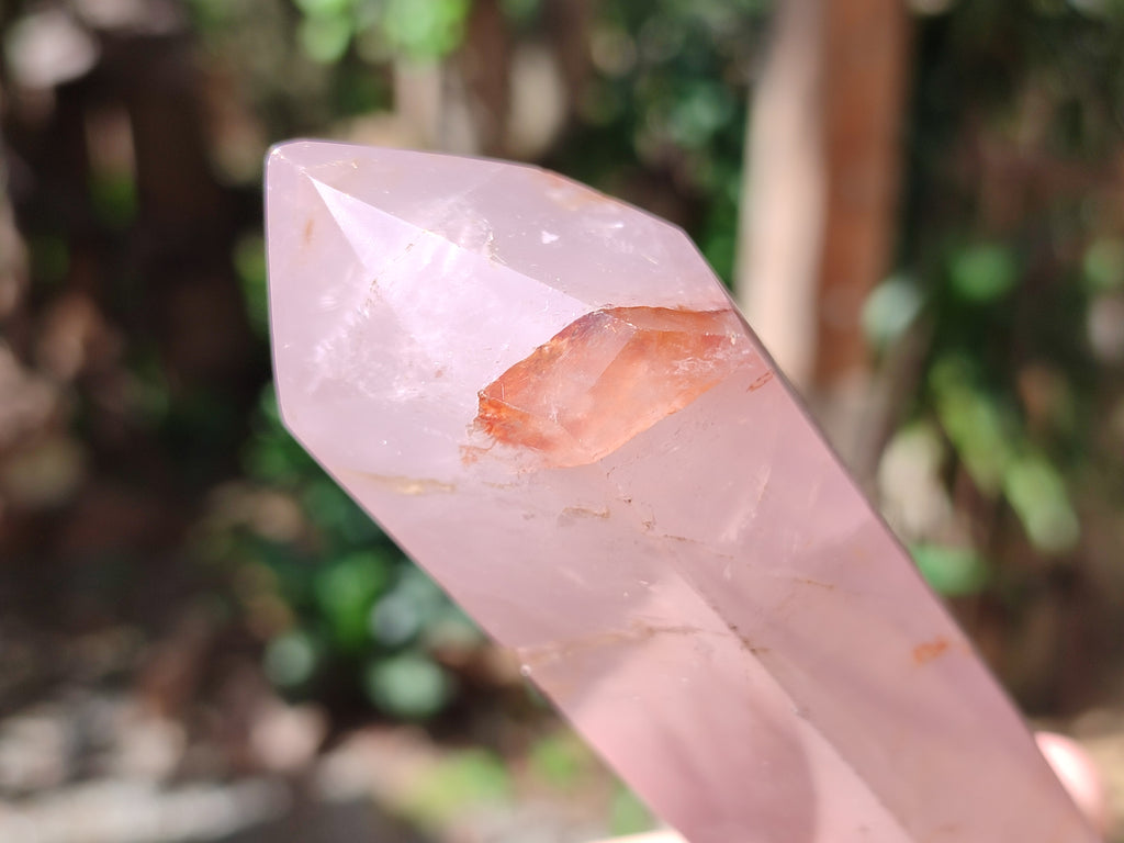 Polished Double Terminated Rose Quartz Points x 12 From Ambatondrazaka, Madagascar - Toprock Gemstones and Minerals 