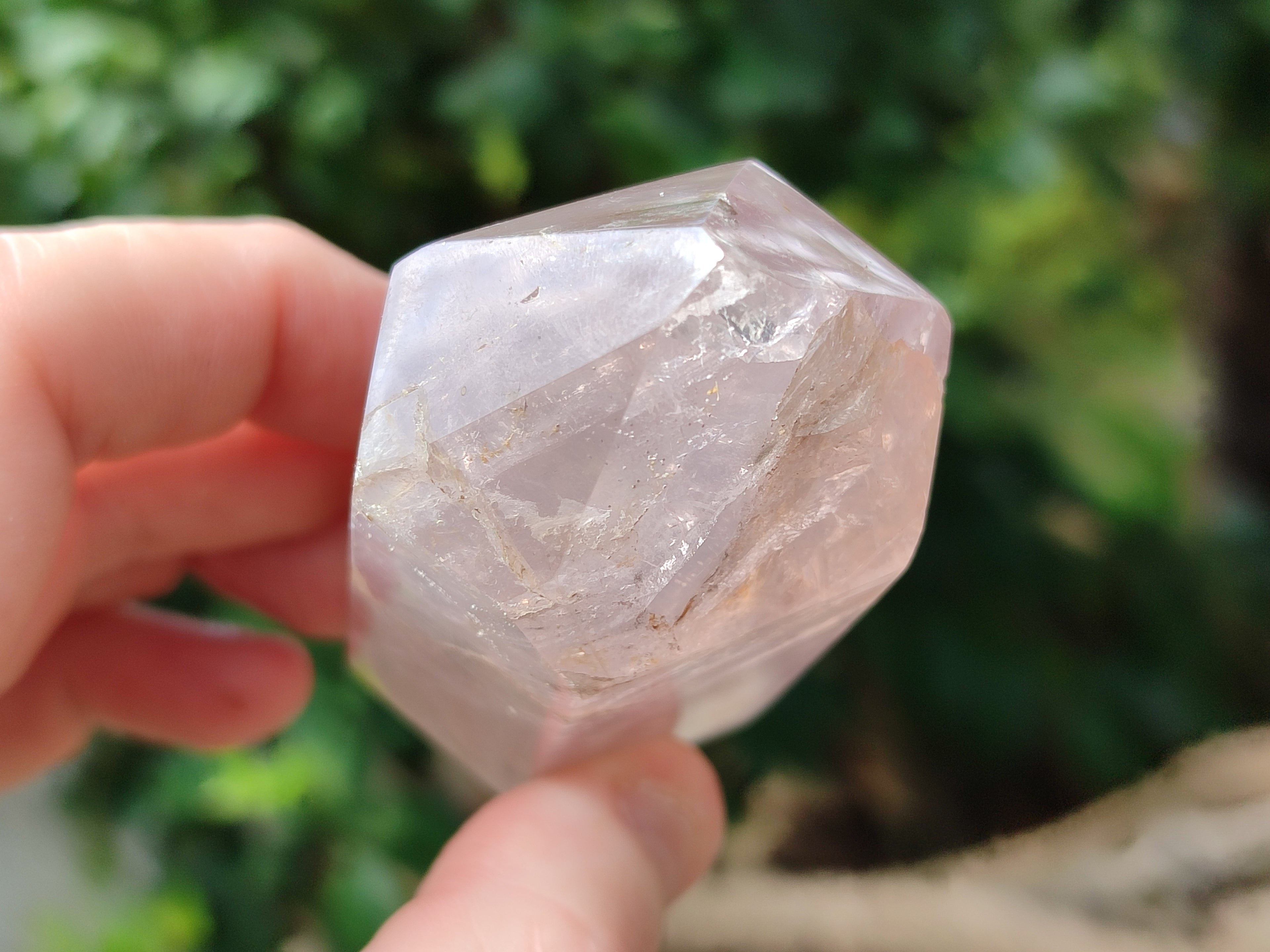 Polished Double Terminated Rose Quartz Points x 12 From Ambatondrazaka, Madagascar - Toprock Gemstones and Minerals 