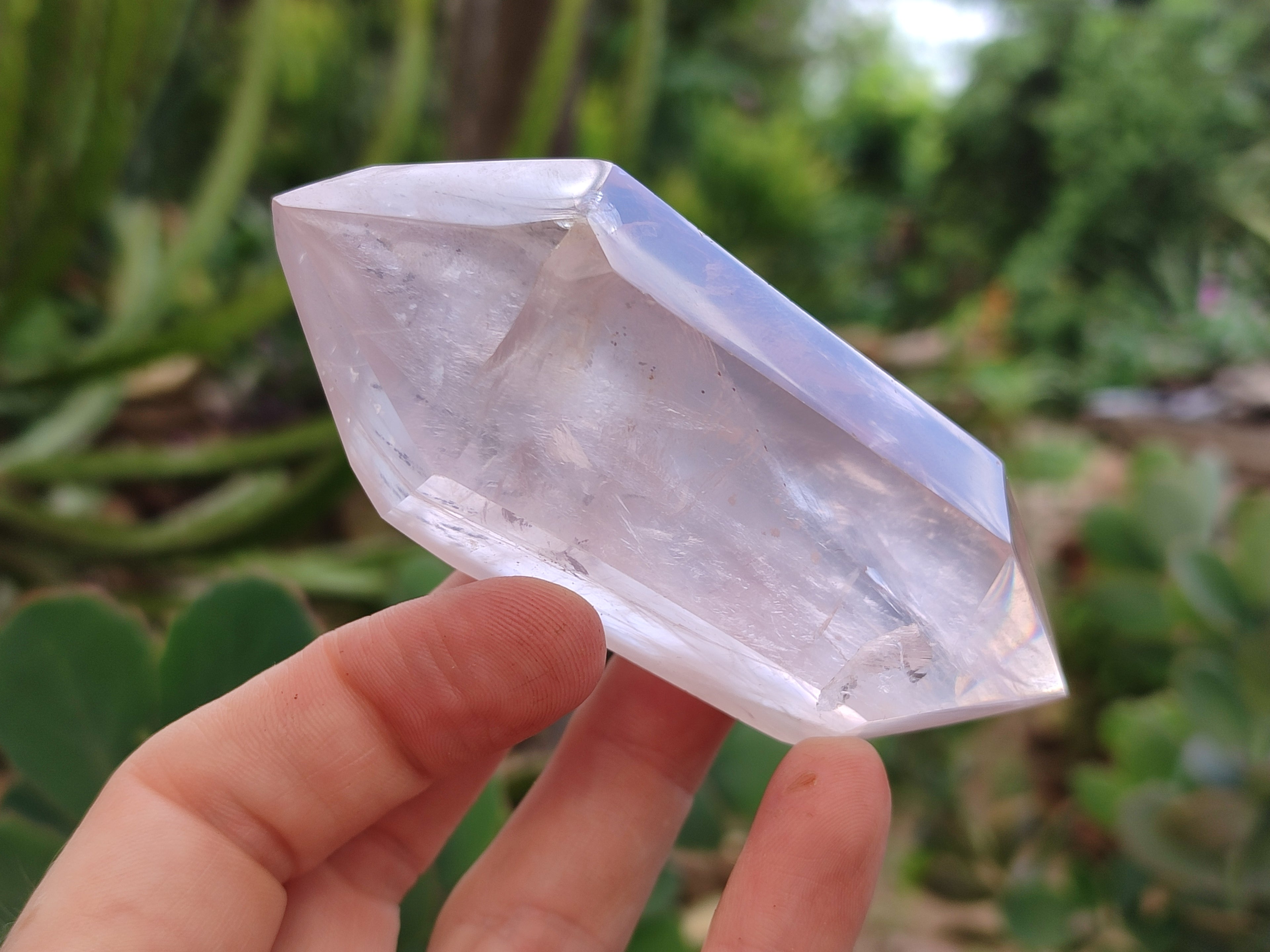 Polished Double Terminated Rose Quartz Points x 12 From Ambatondrazaka, Madagascar - Toprock Gemstones and Minerals 