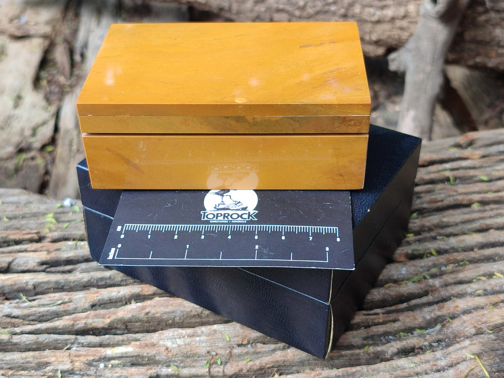 Hand Made Stone Jewellery Box x 3 From Southern Africa - Toprock Gemstones and Minerals 