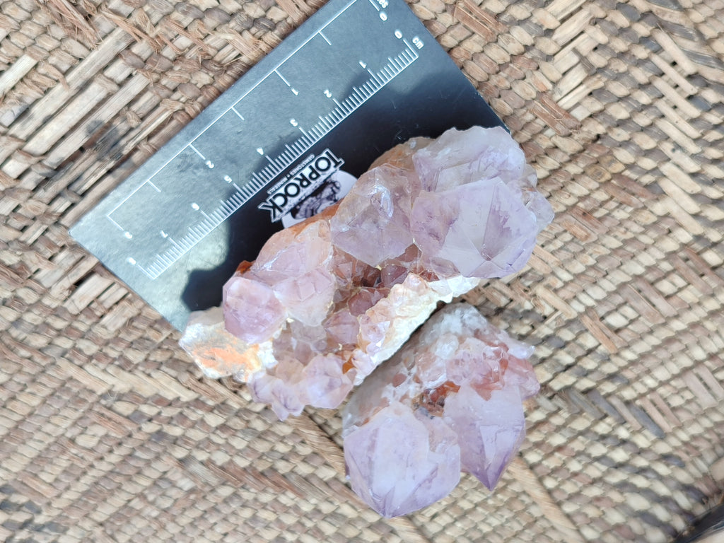Natural Ametrine Cactus Spirit Quartz Clusters x 12 From South Africa - Toprock Gemstones and Minerals 