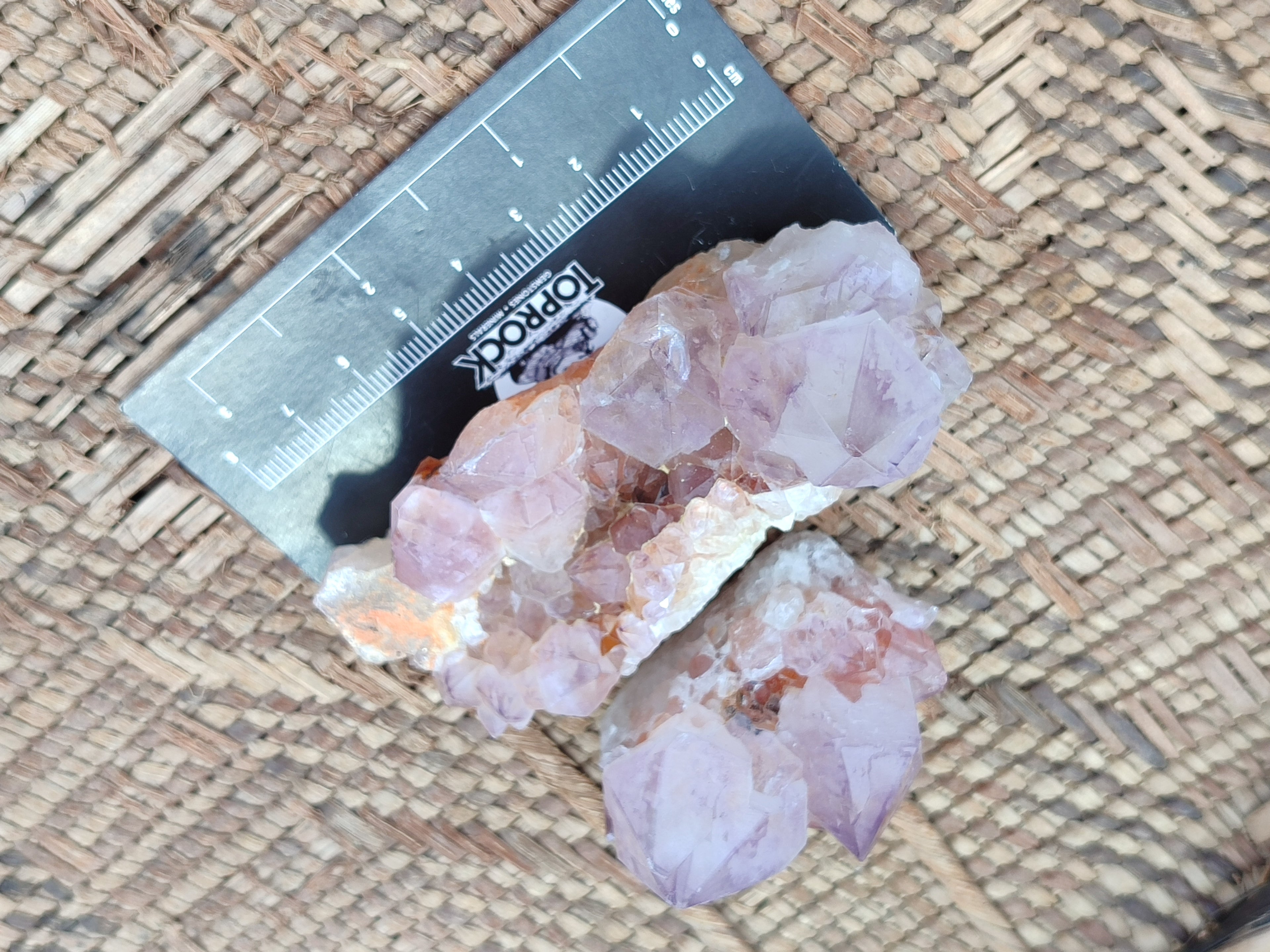 Natural Ametrine Cactus Spirit Quartz Clusters x 12 From South Africa - Toprock Gemstones and Minerals 