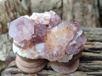 Natural Ametrine Cactus Spirit Quartz Clusters x 12 From South Africa
