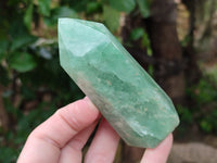Polished Fuchsite Point-Prism x 4 From Madagascar