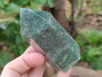 Polished Fuchsite Point-Prism x 4 From Madagascar