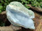 Natural Blue Lace Agate Geode Specimens x 3 From Nsanje, Malawi - Toprock Gemstones and Minerals 