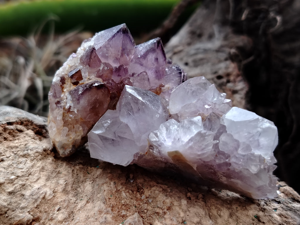 Natural Dark Purple Smokey Amethyst Spirit Quartz Clusters x 35 From South Africa - Toprock Gemstones and Minerals 