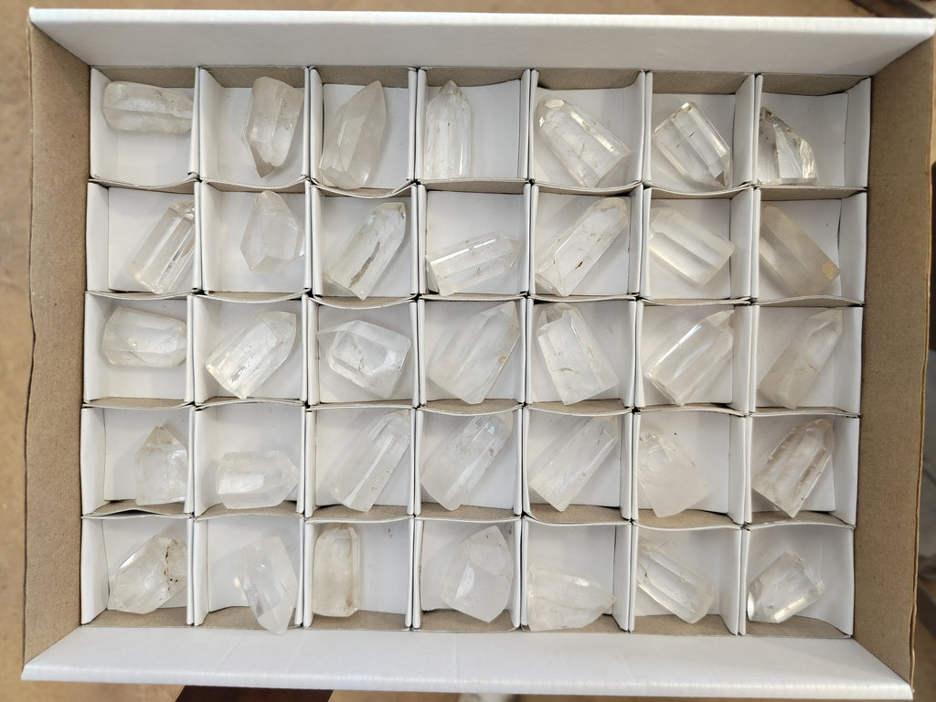 Polished Smokey Quartz Crystals x 35 From Madagascar - Toprock Gemstones and Minerals 