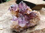 Natural Dark Amethyst Spirit Quartz Clusters x 12 From Boekenhouthoek, South Africa - Toprock Gemstones and Minerals 