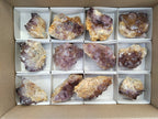 Natural Dark Amethyst Spirit Quartz Clusters x 12 From Boekenhouthoek, South Africa - Toprock Gemstones and Minerals 