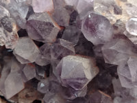 Natural Jacaranda Amethyst Quartz Cluster x 2 From Mumbwa, Zambia - Toprock Gemstones and Minerals 