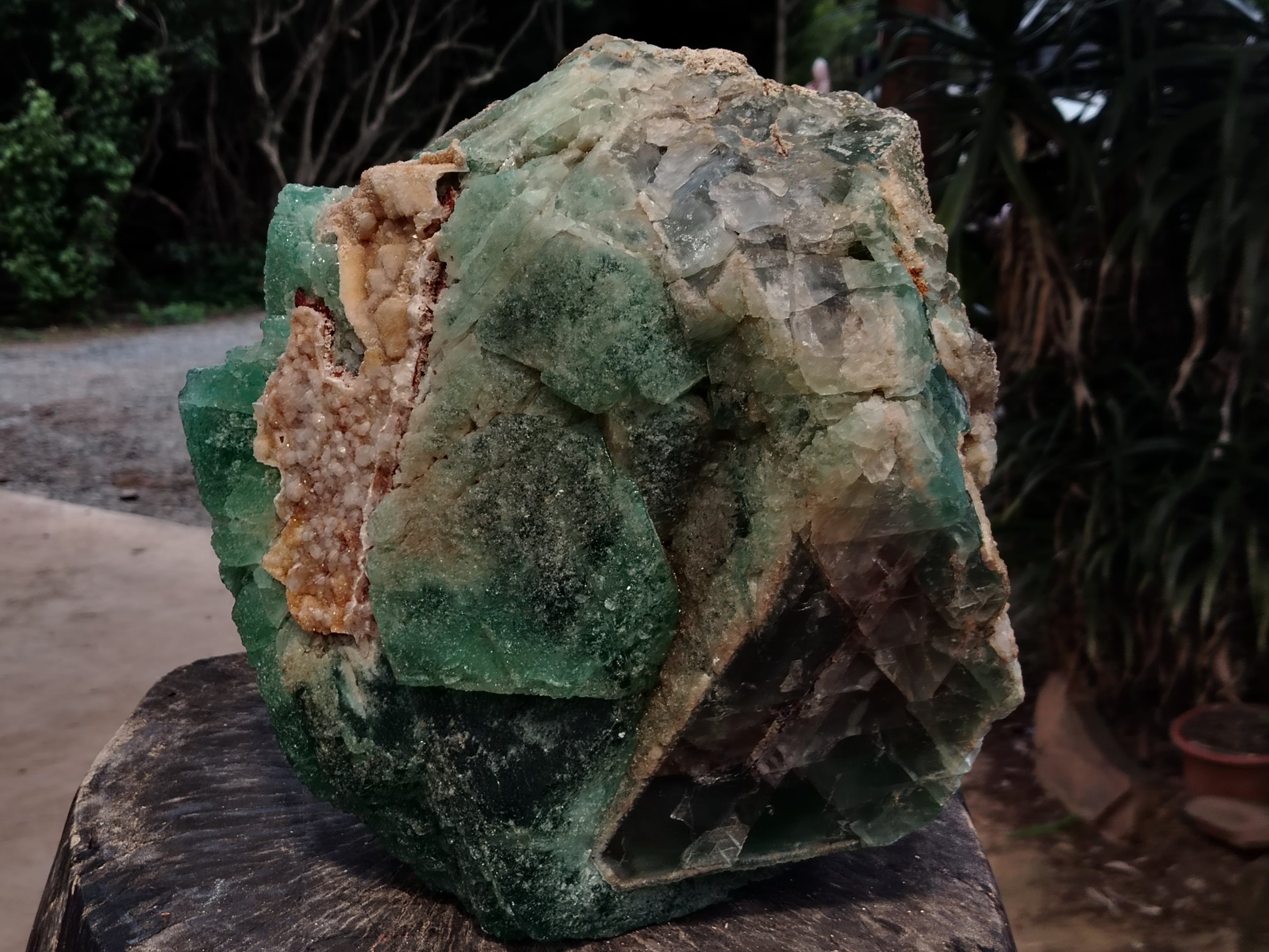 Natural Extra Large Single Green Fluorite Crystal x 1 From South Africa - Toprock Gemstones and Minerals 