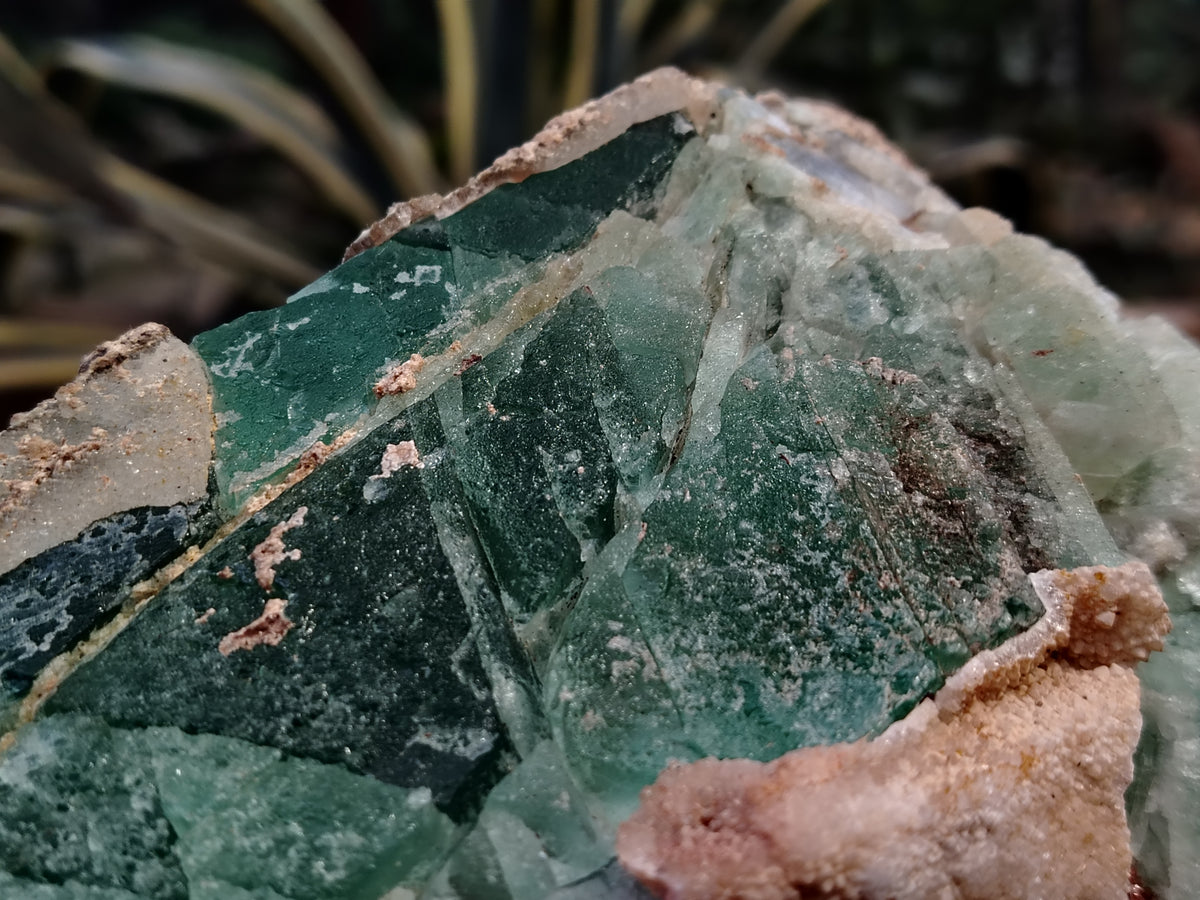 Natural Extra Large Single Green Fluorite Crystal x 1 From South Africa - Toprock Gemstones and Minerals 
