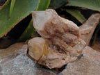 Natural Smokey Phantom Quartz Clusters x 3 From Luena, Congo - Toprock Gemstones and Minerals 