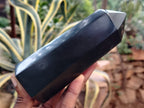 Polished Black Basalt Points x 3 From Antsirabe, Madagascar - Toprock Gemstones and Minerals 