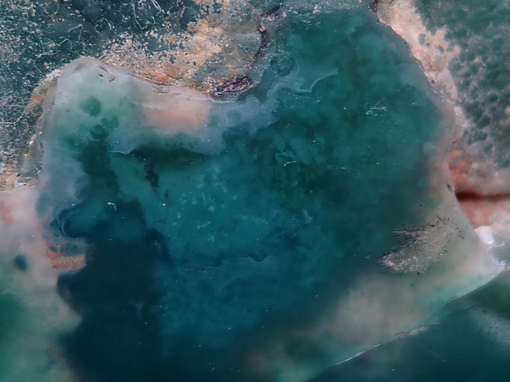 Polished On One Side Emerald Mtorolite Plates x 4 From Mutorashanga, Zimbabwe - Toprock Gemstones and Minerals 