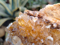 Natural Limonite Quartz Clusters x 3 From Solwezi, Zambia - Toprock Gemstones and Minerals 