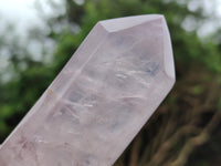 Polished Double Terminated Rose Quartz Points x 6 From Ambatondrazaka, Madagascar