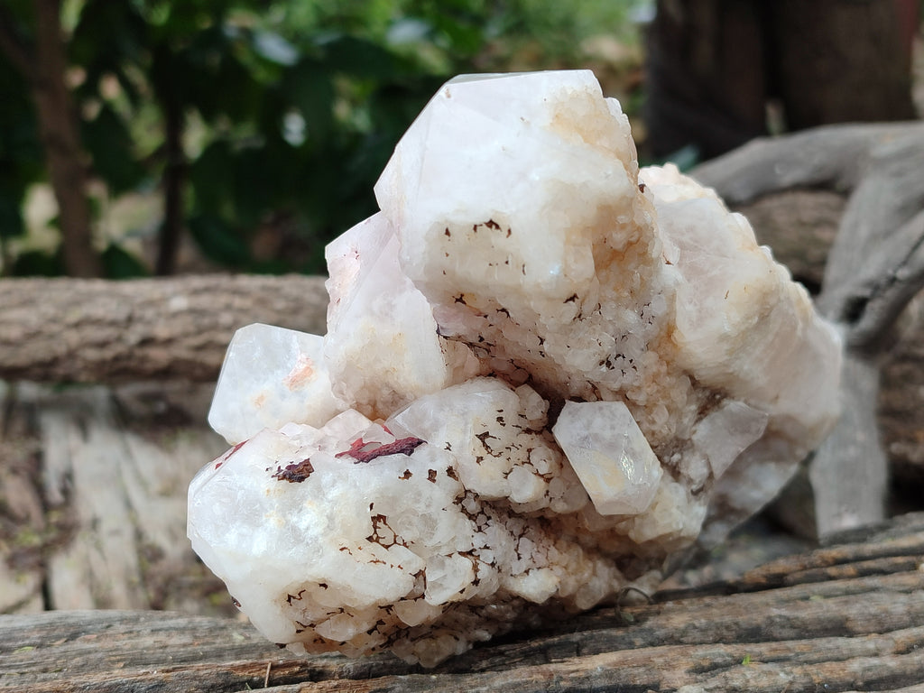 Natural White Cascading Fir Tree Candle Quartz Cluster x 1 From Madagascar - Toprock Gemstones and Minerals 